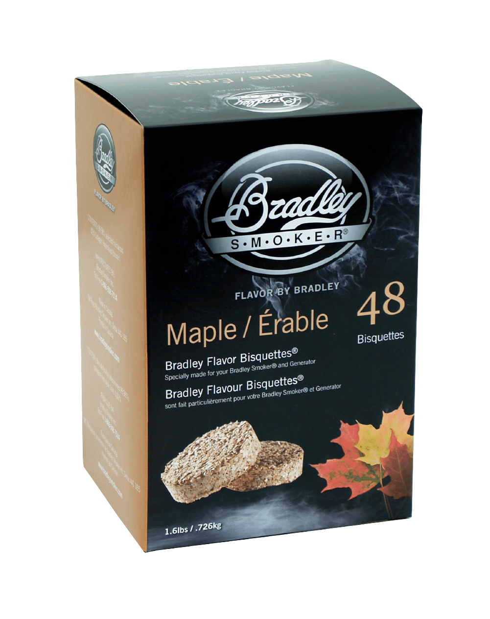 Ahornbisquetten für Bradley Smokers