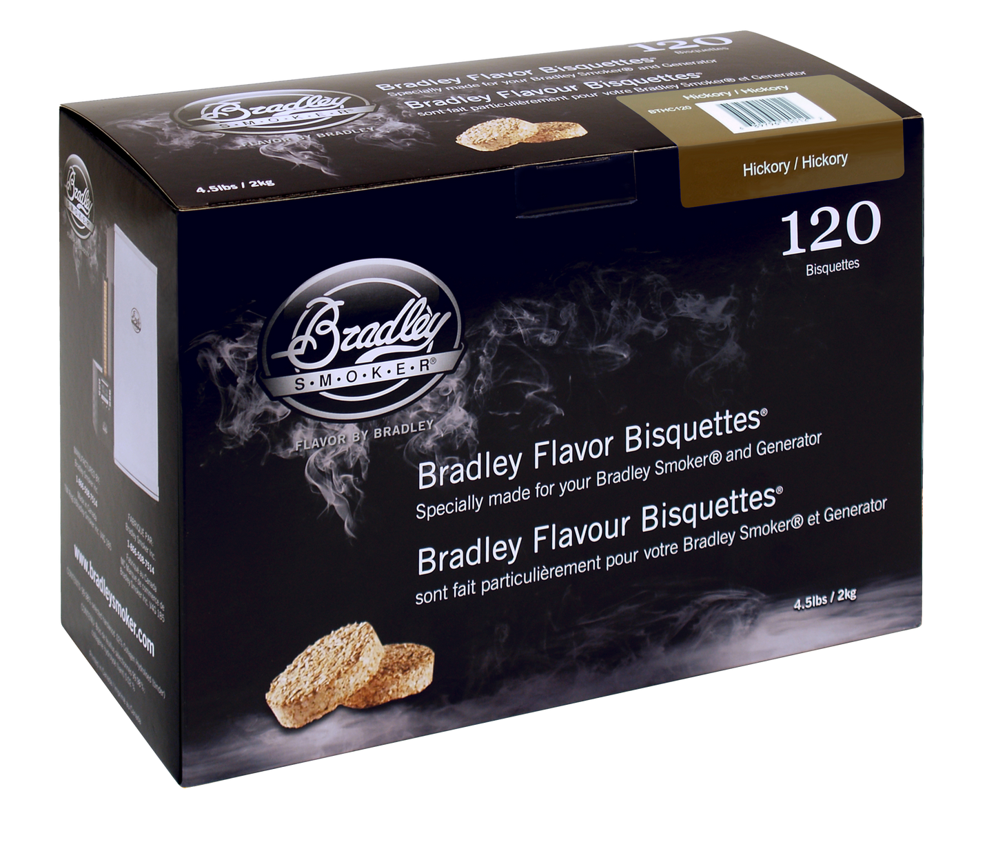 Hickory-Bisquettes für Bradley Smokers