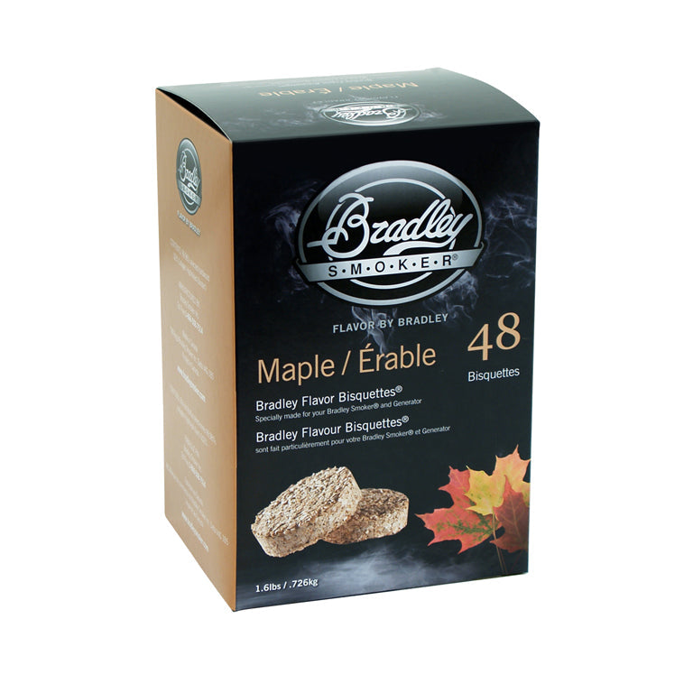 Ahornbisquetten für Bradley Smokers