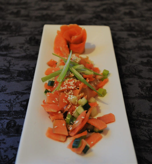 Sesame Ginger Salmon Tartare