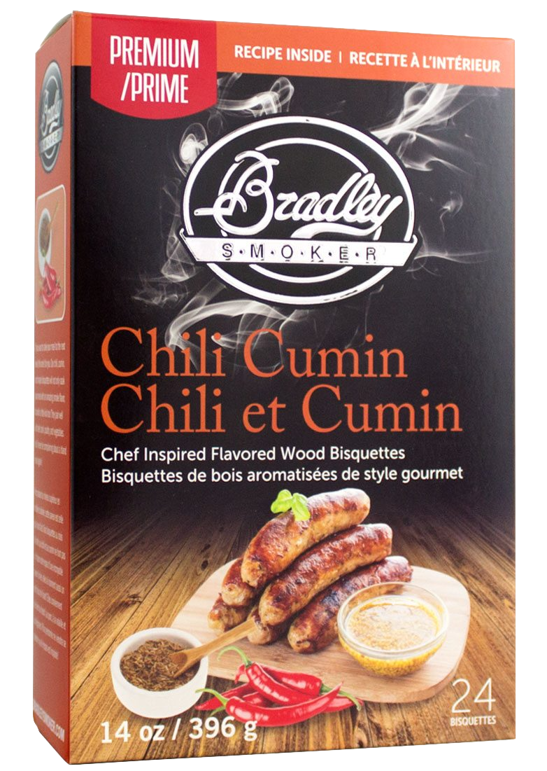 Chili Cummin Bisquettes für Bradley Smoker