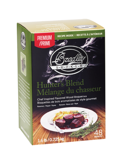 Hunters Blend Bisquettes für Bradley Smoker