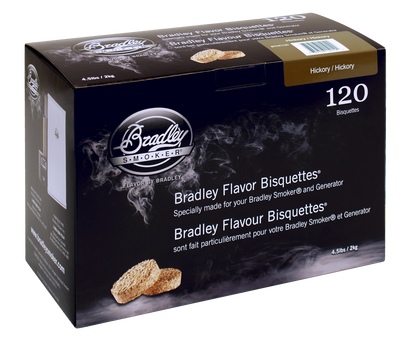 Bisquettes d'hickory pour les fumeurs Bradley