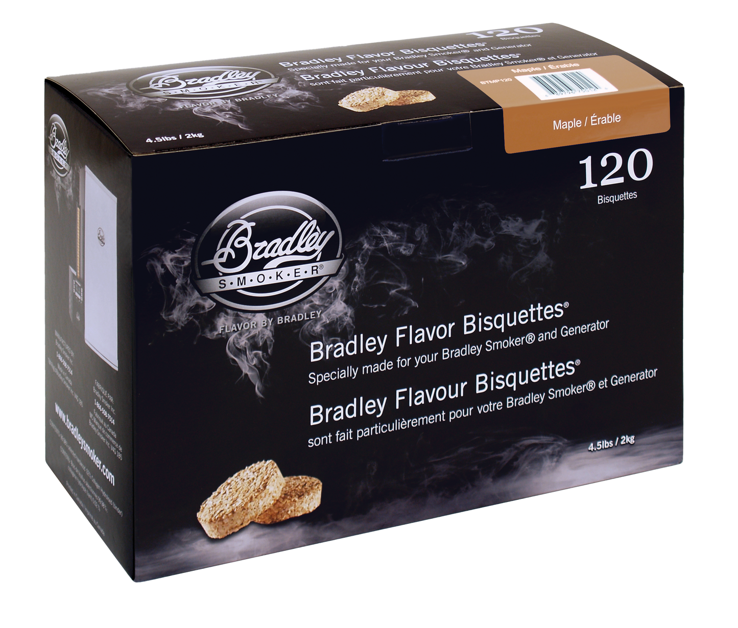 Ahornbisquetten für Bradley Smokers