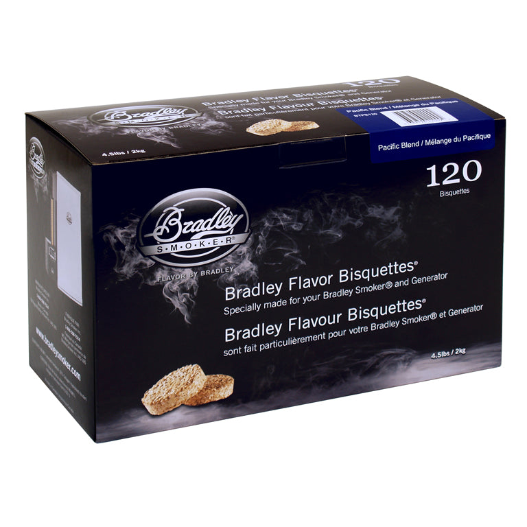 Bisquettes Pacific Blend pour les fumeurs Bradley